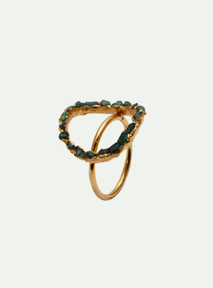 ANILLO SENCILLO UNA ESMERALDA