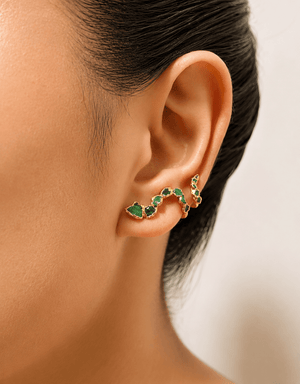 ARETES EARCUFF SNAKE - Lena Joyas