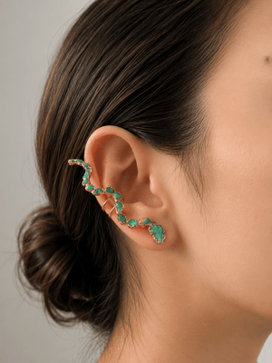 EARCUFF SNAKE LARGO - Lena Joyas